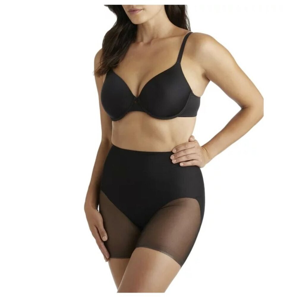 Cupid Women's Firm Control Booty Lifting Shapewear Boy Shorts Size S Black